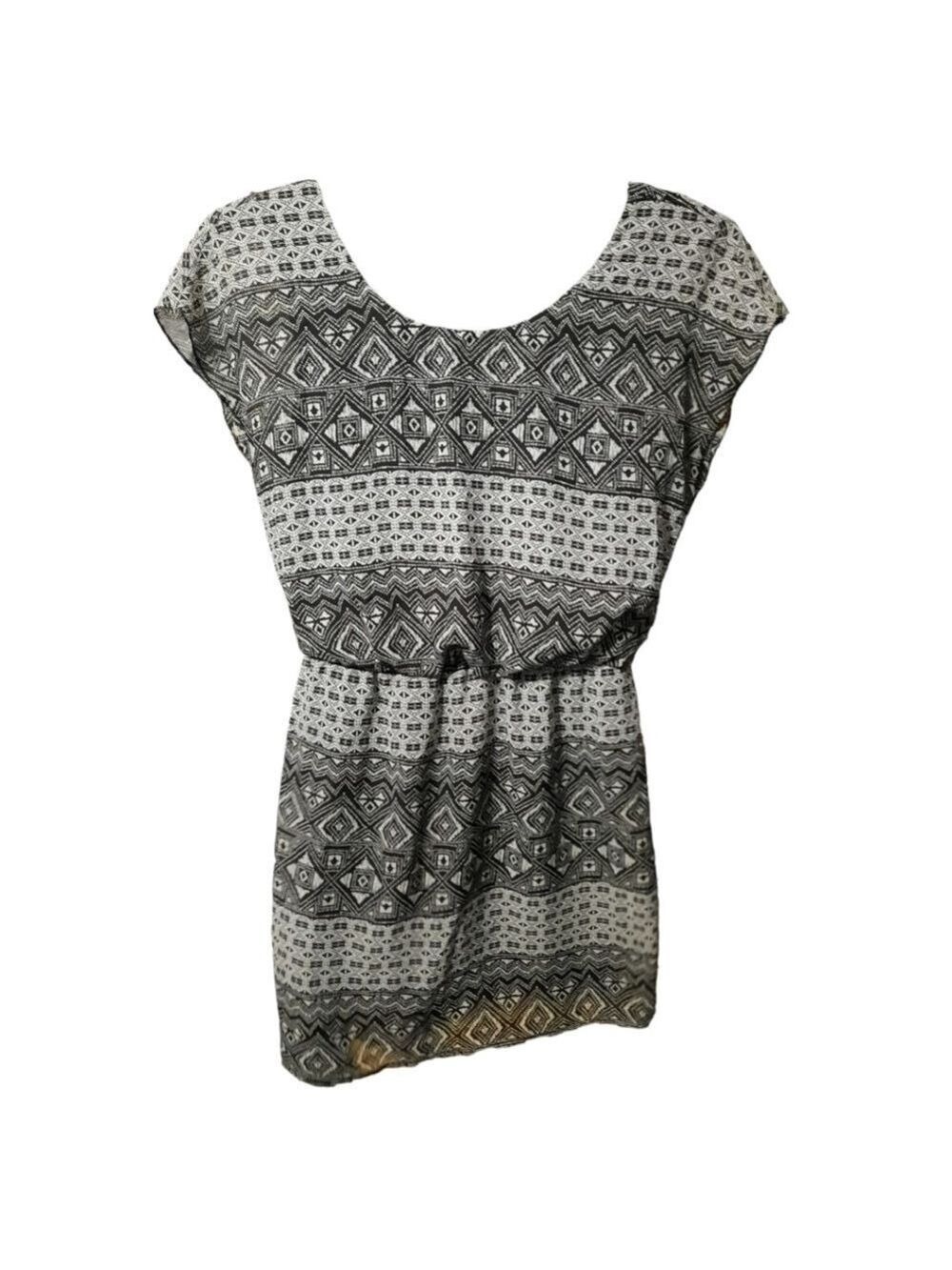 City Triangles Blouson Dress Medium